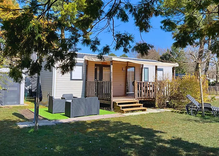 Le Ti Buch Mobilhome En Camping 4 Etoiles Avec Terrasse Plancha Et Climatisation