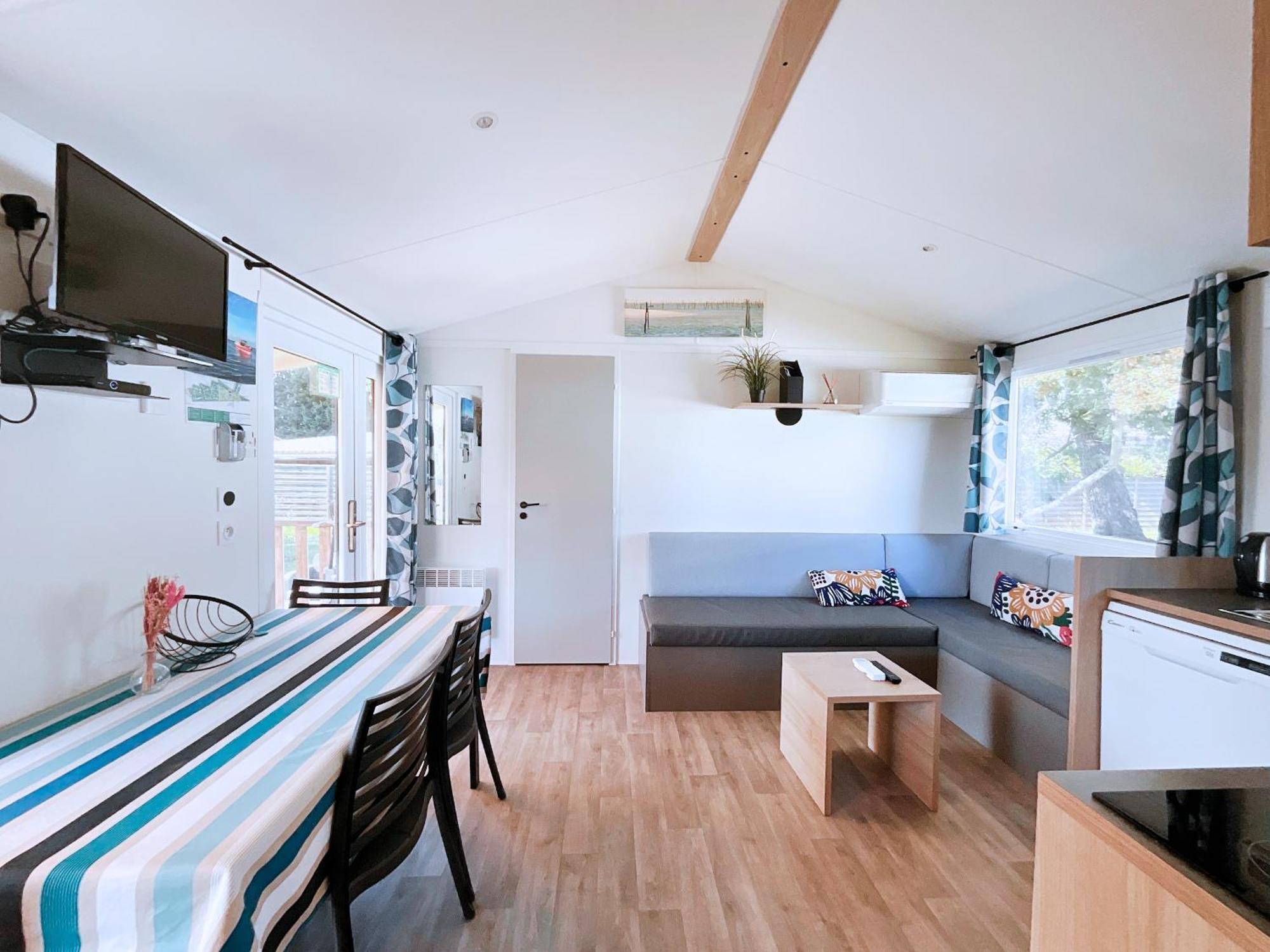 Le Ti Buch Mobilhome En 4 Etoiles Avec Terrasse Plancha Et Climatisation Campsite La Teste-de-Buch